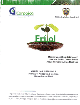 IDENTIFICACION DE ARVENSES (MALEZAS) EN CULTIVOS DE HORTALIZAS DE CLIMA FRIO MODERADO