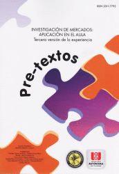 PRE-TEXTOS INVESTIGACION DE MERCADOS:APLICACION EN EL AULA