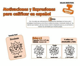 SELLOS DIDACTICOS MOTIVACIONES SOLES X 4