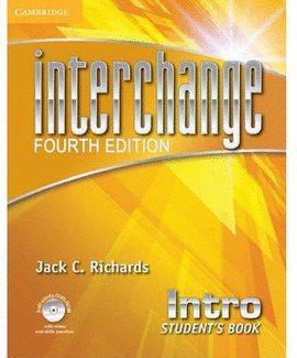INTERCHANGE INTRO STUDENT'S BOOK WITH SELF-STUDY DVD-ROM 4TH EDITION