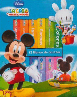 LA CASA DE MICKEY MOUSE 12 LIBROS DE CARTON