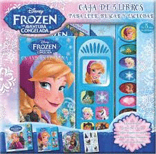 CAJA DE  3 LIBROS OARA LEER BUSCAR Y ESCUCHAR