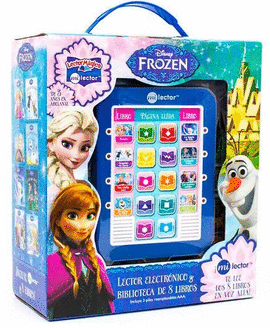 FROZEN 2- LECTOR ELECTRÓNICO Y BIBLIOTECA DE 8 LIBROS