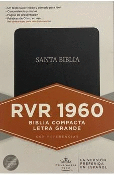 RVR 1960 BIBLIA COMPACTA LETRA GRANDE NEGRO