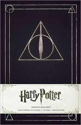 HARRY POTTER DEATHLY HALLOWS HARDCOVER RULED JOURNAL