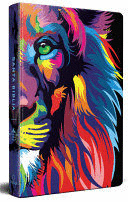 BIBLIA RVR 1960 LETRA GRANDE, TAMAÑO MANUAL, TAPA DURA LEÓN DE JUDA ARCOÍRIS / S PANISH BIBLE RVR 1960 HANDY SIZE LARGE PRINT HARDCOVER RAINBOW LION OF JUDAH