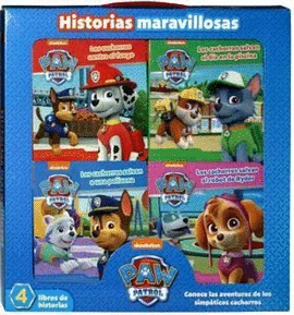 PAW PATROL HISTORIAS MARAVILLOSAS 4 LIBROS