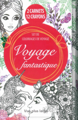 SET DE COLORIAGES DE VOYAGE À COLORIER VOYAGE FANTASTIQUE