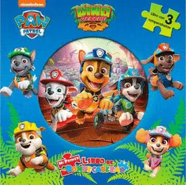 DINO RESCUE PAW PATROL / MI PRIMER LIBRO DE ROMPECABEZA