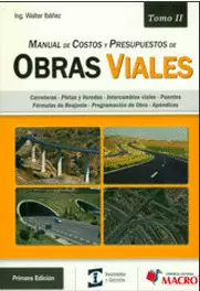 MANUAL DE COSTOS Y PRESUPUESTOS DE OBRAS VIALES. TOMO  II