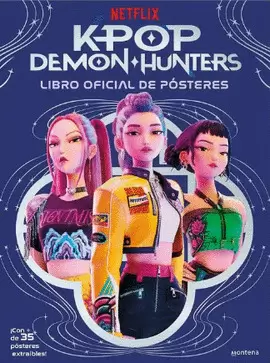 KPOP DEMON HUNTERS LIBRO OFICIAL DE PÓSTERES