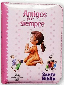 BIBLIA AMIGOS POR SIEMPRE ROSA