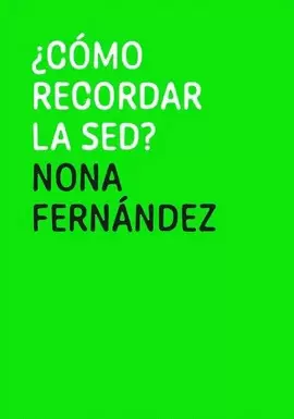 ¿CÓMO RECORDAR LA SED?