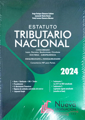 ESTATUTO TRIBUTARIO NACIONAL CONCORDADO Y COMENTADO 2024