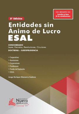 ENTIDADES SIN ANIMO DE LUCRO ESAL 5 ED