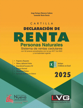 CARTILLA DECLARACIÓN DE RENTA PERSONAS NATURALES 2025