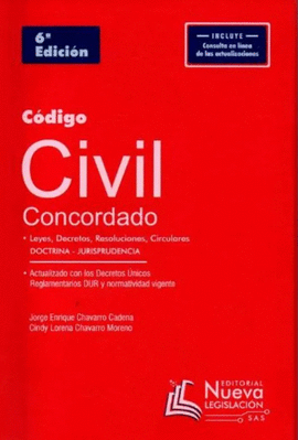CÓDIGO CIVIL CONCORDADO ACTUALIZADO 2026
