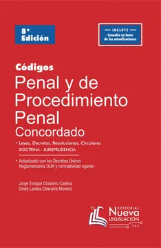 CÓDIGO PENAL Y PROCEDIMIENTO PENAL 2026 CONCORDADO ACTUALIZADO
