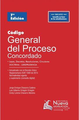 CÓDIGO GENERAL DEL PROCESO 2026 CONCORDADO ACTUALIZADO