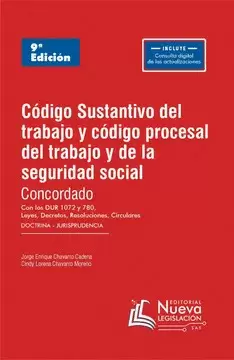 CÓDIGO SUSTANTIVO Y PROCESAL DEL TRABAJO 9ED