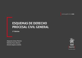 ESQUEMAS DE DERECHO PROCESAL CIVIL GENERAL 1ª EDICIÓN