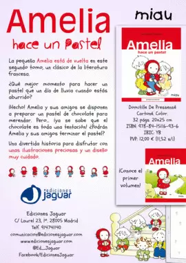 AMELIA HACE UN PASTEL