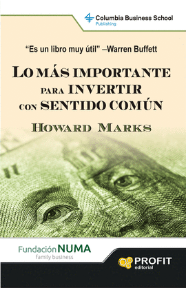 LO MÁS IMPORTANTE PARA INVERTIR CON SENTIDO COMÚN