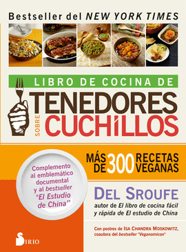 LIBRO DE COCINA DE TENEDORES SOBRE CUCHILLOS