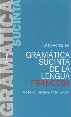 GRAMATICA SUCINTA DE LA LENGUA FRANCESA