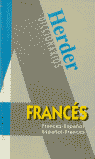 DICCIONARIO FRANCES-ESPAÑOL, ESPAÑOL-FRANCES (HERDER)