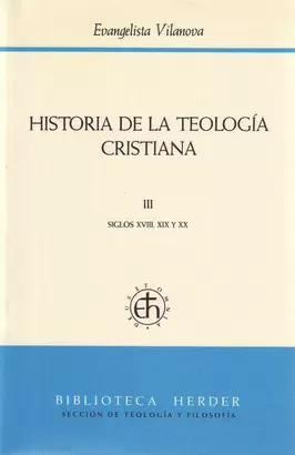 HISTORIA DE LA TEOLOGIA CRISTIANA III