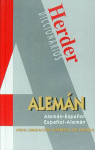 DICCIONARIO HERDER ALEMAN - ALEMAN-ESPAÑOL - ESPAÑOL-ALEMAN