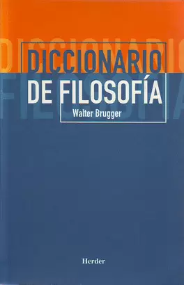 DICCIONARIO DE FILOSOFIA (BRUGGER)