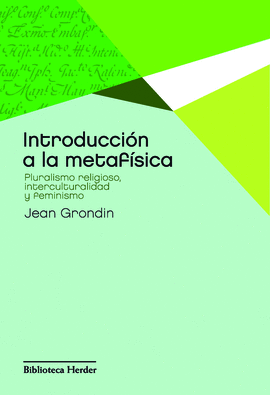 INTRODUCCION A LA METAFISICA