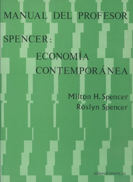 ECONOMÍA CONTEMPORÁNEA. MANUAL DEL PROFESOR  . 2A ED.  1976