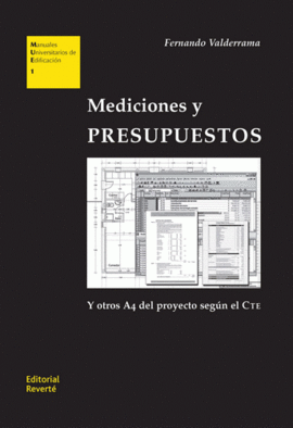 MEDICIONES Y PRESUPUESTOS. Y OTROS A4 DEL PROYECTO SEGÚN EL CTE. 2007.