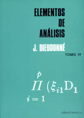 ELEMENTOS DE ANÁLISIS. TOMO IV.   1983