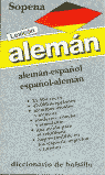 DICCIONARIO ALEMAN-ESPAÑOL,ESPAÑOL-ALEMAN