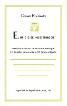 OFICIO DE INVESTIGADOR, EL