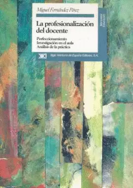 PROFESIONALIZACION DEL DOCENTE, LA