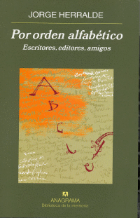 POR ORDEN ALFABETICO - ESCRITORES, EDITORES, AMIGOS
