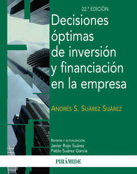 DECISIONES OPTIMAS DE INVERSION Y FINANCIACION