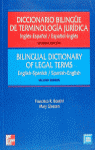 DICCIONARIO BILINGUE DE TERMINOLOGIA JURIDICA INGLES ESPAÑOL / ESPAÑOL INGLES