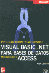 PROGRAMACION EN MS VISUAL BASIC.NET PARA BASE DE DATOS ACCESS
