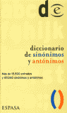 DICCIONARIO DE SINONIMOS Y ANTONIMOS-ESPASA