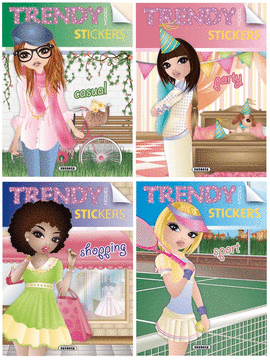 TRENDY MODEL STICKERS - CASUAL