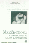 EDUCACIÓN EMOCIONAL: PROGRAMA DE ACTIVIDADES PARA ESO