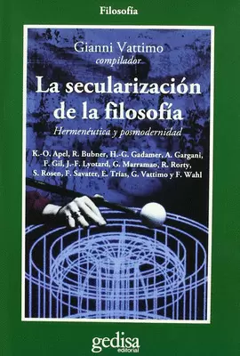 LA SECULARIZACIÓN DE LA FILOSOFÍA
