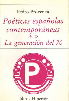 POÉTICAS ESPAÑOLAS CONTEMPORÁNEAS 2