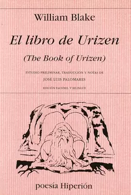 EL LIBRO DE URIZEN - FACSIMIL Y BILINGUE